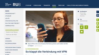 
                            4. So klappt die Verbindung mit VPN - Newsportal - Ruhr ... - RUB News