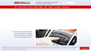 
                            11. So kommen Sie an Ihren Autoradio Code - KFZ-MAG.de