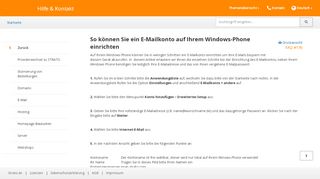 
                            8. So können Sie ein E-Mailkonto auf Ihrem Windows-Phone einrichten