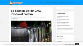 
                            8. So können Sie Ihr GMX Passwort ändern | Expertiger Computerhilfe