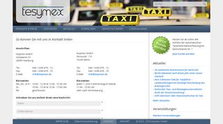 
                            3. So können Sie mit uns in Kontakt treten - tesymex GmbH