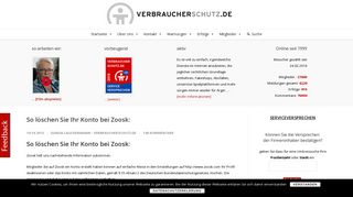 
                            4. So löschen Sie Ihr Konto bei Zoosk: - Verbraucherschutz.de