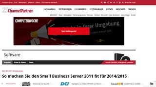 
                            10. So machen Sie den Small Business Server 2011 ... - ChannelPartner