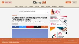 
                            10. So, MTN is not cancelling free Twitter ...but there is a catch