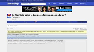 
                            7. So Niantic is going to ban users for using poke advisor? - Pokemon ...