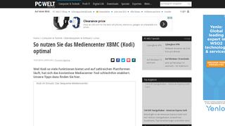 
                            13. So nutzen Sie das Mediencenter XBMC (Kodi) optimal - PC-WELT