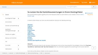 
                            1. So nutzen Sie die Statistikauswertungen in Ihrem Hosting-Paket