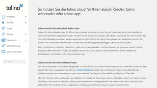 
                            7. So nutzen Sie die tolino cloud für Ihren eBook Reader, tolino ...