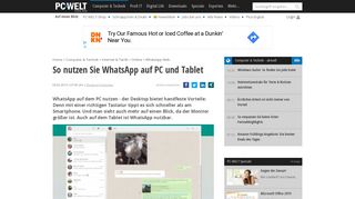 
                            6. So nutzen Sie WhatsApp für PC und Tablet - PC-WELT