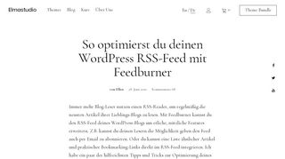 
                            12. So optimierst du deinen WordPress RSS-Feed mit Feedburner ...