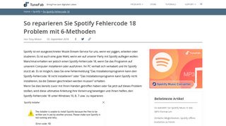 
                            9. So reparieren Sie Spotify Fehlercode 18 Problem mit 6-Methoden