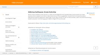 
                            5. So richten Sie den Cloud-Speicher STRATO HiDrive ein