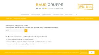 
                            6. So schaut´s aus: Die erste Woche Praktikum bei BAUR