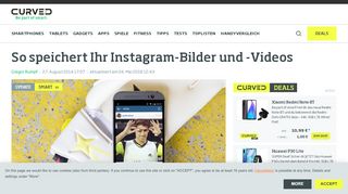 
                            6. So speichert Ihr Instagram-Bilder und -Videos ⊂·⊃ CURVED.de