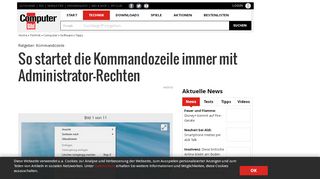 
                            9. So startet die Kommandozeile immer mit Administrator-Rechten ...