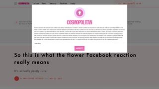 
                            9. So this is what the flower Facebook reaction really means