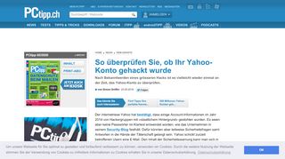
                            5. So überprüfen Sie, ob Ihr Yahoo-Konto gehackt wurde - PCtipp.ch