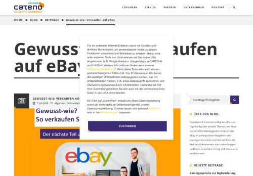 
                            9. So verkaufen Sie als Online-Händler auf eBay | cateno.de