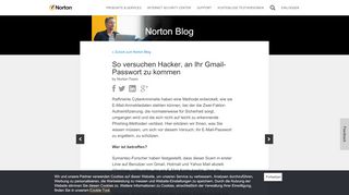 
                            5. So versuchen Hacker, an Ihr Gmail-Passwort zu kommen - Norton