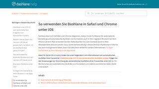 
                            8. So verwenden Sie Dashlane in Safari und Chrome unter iOS ...