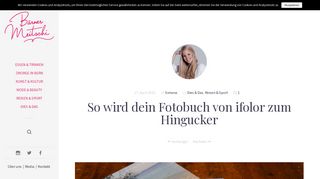 
                            4. So wird dein Fotobuch von ifolor zum Hingucker - Bärner Meitschi