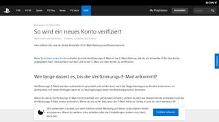 
                            3. So wird ein neues PSN-Konto verifiziert - PlayStation