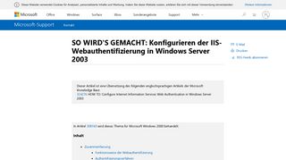 
                            2. SO WIRD'S GEMACHT: Konfigurieren der IIS-Webauthentifizierung in ...