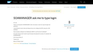 
                            8. SOAMANAGER ask me to type login - archive SAP