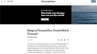 
                            12. Soaring Design for Ground Zero Transit Hub Is Trimmed Back - The ...