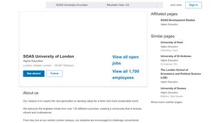 
                            12. SOAS University of London | LinkedIn