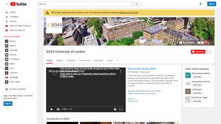 
                            13. SOAS University of London - YouTube