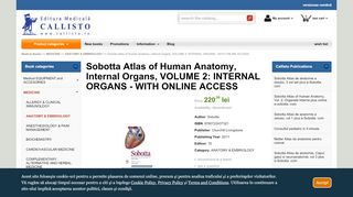 
                            13. Sobotta Atlas of Human Anatomy, Internal Organs, VOLUME 2 - Callisto