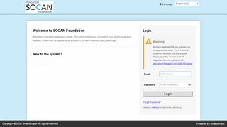 
                            6. SOCAN Foundation - SmartSimple