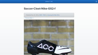 
                            6. Soccer-Cleat-Nike-GS2-f | Garrett Gee