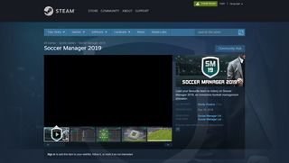 
                            11. Soccer Manager 2019 on Steam