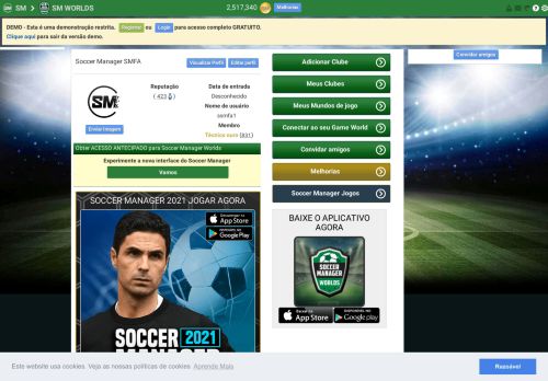 
                            3. Soccer Manager: Início - Selecione o Clube, Táticas, Elenco, Veja as ...