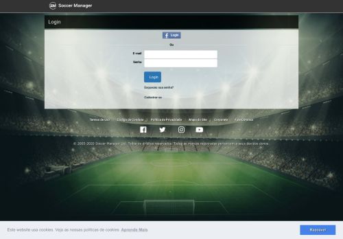 
                            1. Soccer Manager: Login