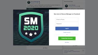 
                            6. Soccer Manager - To celebrate 10 years of SM Worlds we... | Facebook
