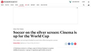 
                            8. Soccer on the silver screen: Cinema is up for the World Cup | The ...