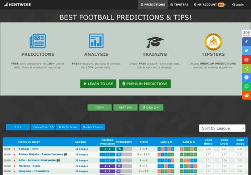 
                            3. Soccer Predictions, Tips & Tipsters