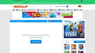 
                            5. Soccer Stars Classic - Ein kostenloses Sport-Spiel - Miniclip.com