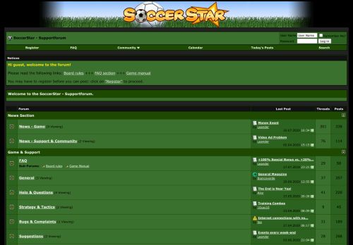 
                            9. SoccerStar - Supportforum - Powered by vBulletin