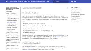 
                            13. Social Authentication - Develop Cloud Connected Mobile Apps with ...