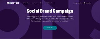
                            3. Social Brand Campaign - MONSTER für Arbeitgeber - Monster.de