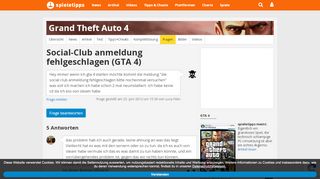 
                            6. Social-Club anmeldung fehlgeschlage: GTA 4 - Spieletipps