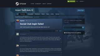 
                            11. Social Club login failed :: Grand Theft Auto IV General Discussions