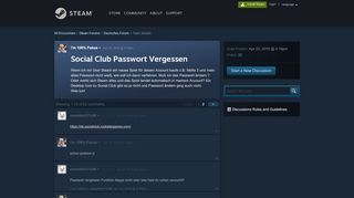 
                            11. Social Club Passwort Vergessen :: Deutsches Forum - Steam Community