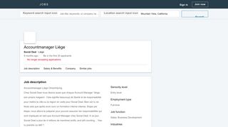 
                            8. Social Deal hiring Accountmanager Liège in Liège, BE | LinkedIn