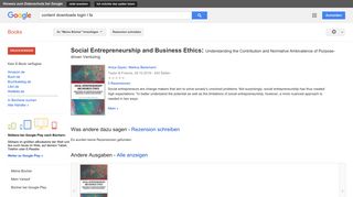 
                            10. Social Entrepreneurship and Business Ethics: Understanding the ...