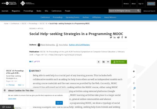 
                            12. Social Help-seeking Strategies in a Programming MOOC